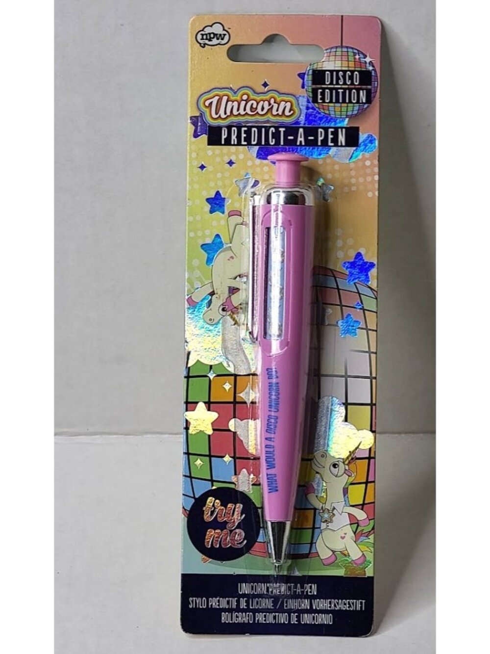Unicorn Predict A Pen Disco Edition Rainbow Fueled Dance Moves Novelty NEW